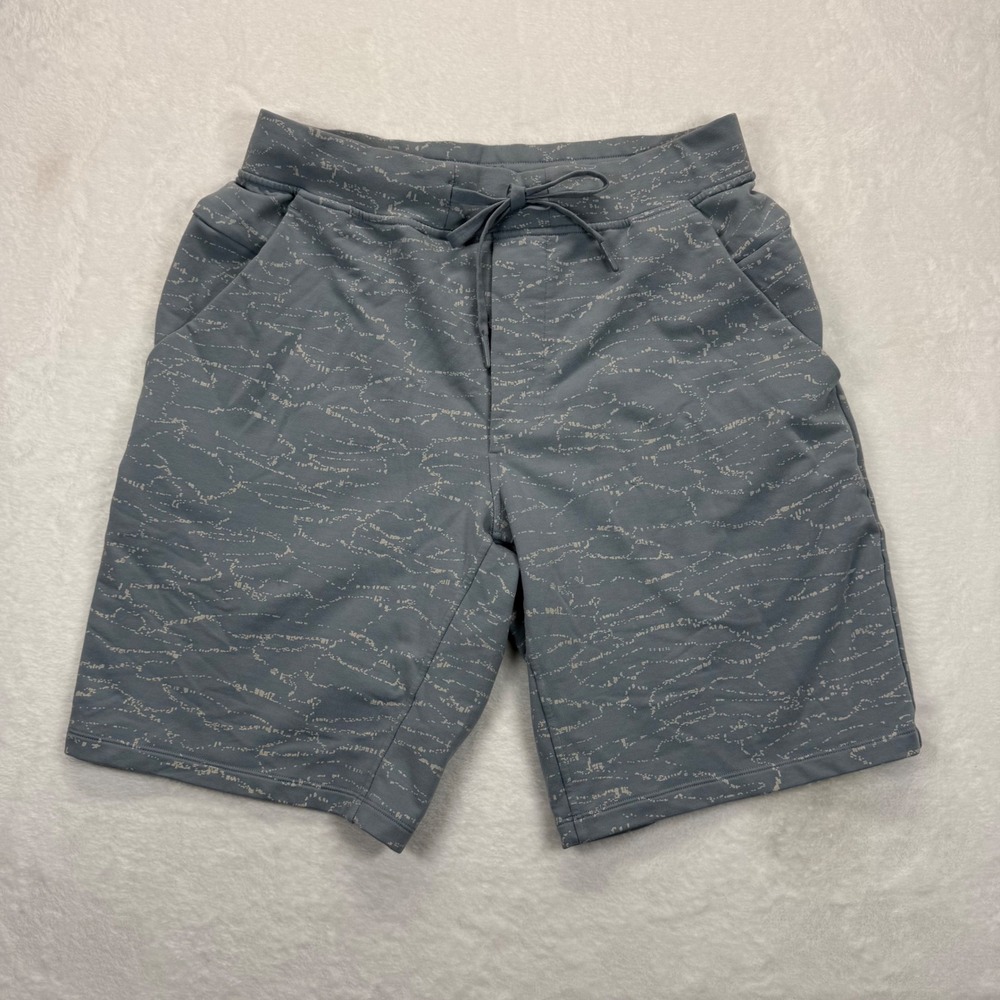 Lululemon M Athletic Shorts Drawstring Lightweight Casual‎ Activewear Gray